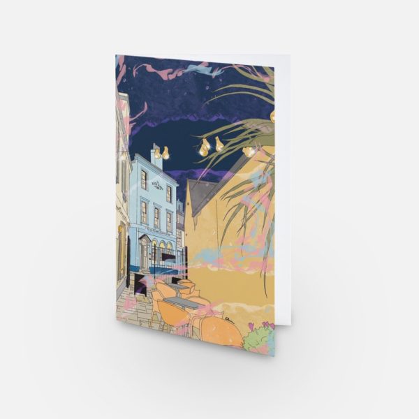 Balmy Night in Lyme Regis Print - Image 2
