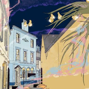 Balmy Night in Lyme Regis Print